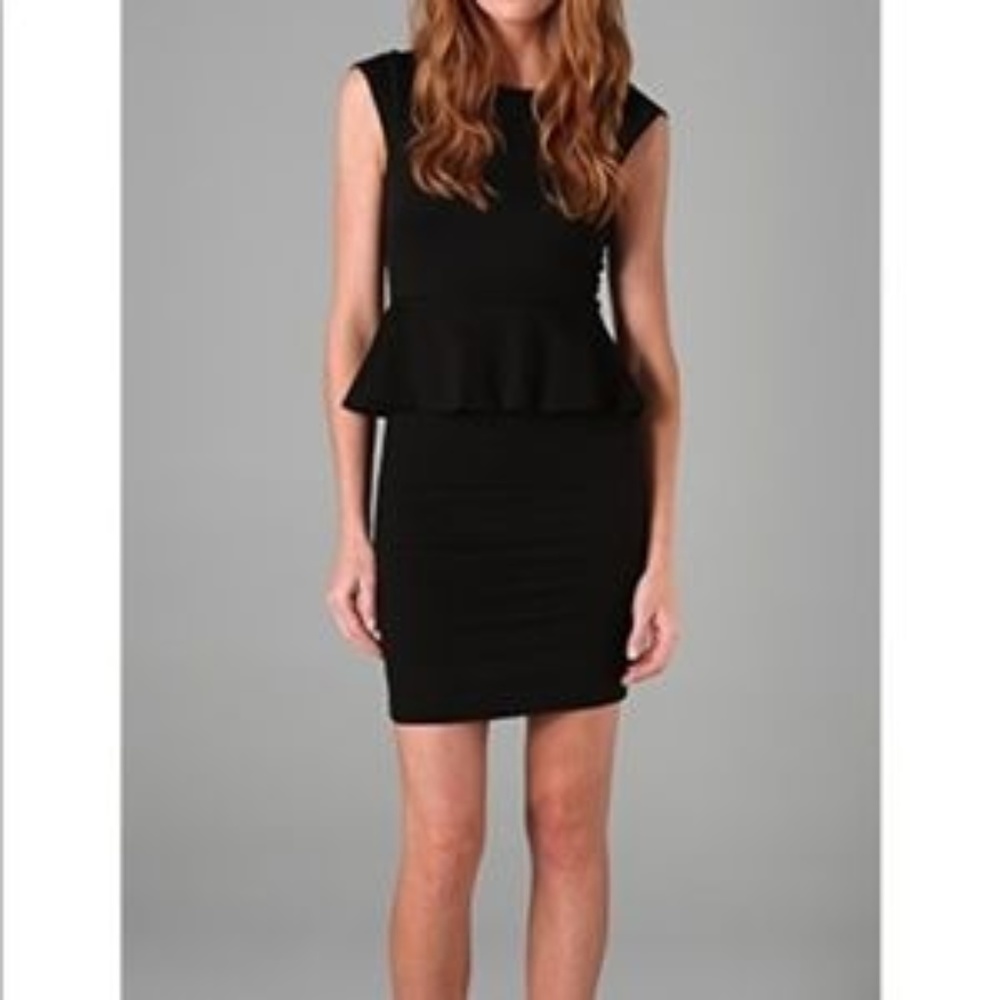 Alice + Olivia peplum mini dress
